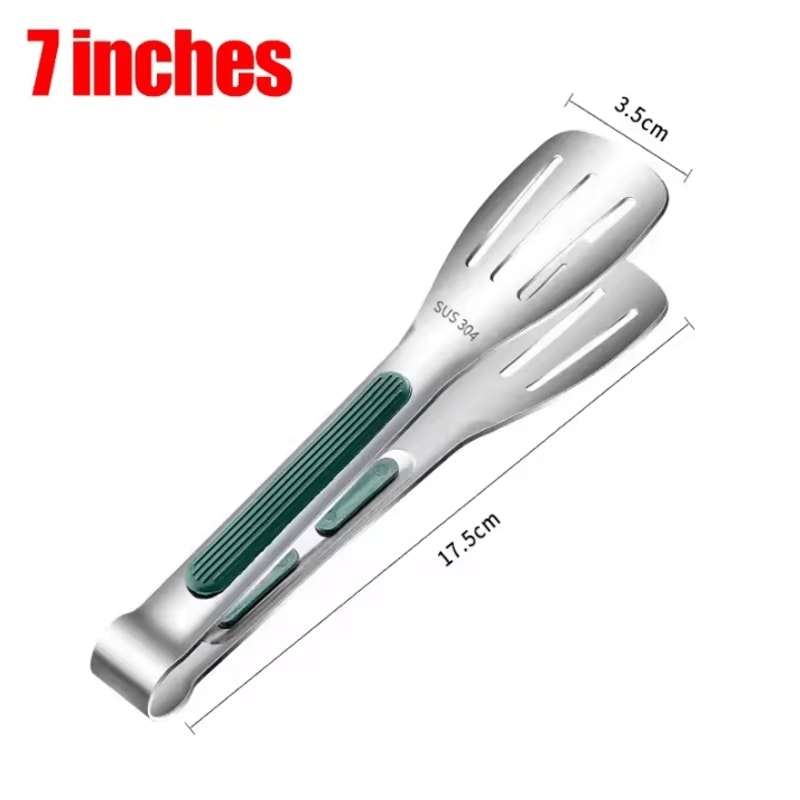 ProGrip Stainless Steel Food Tongs NonSlip BBQ Grill Tongs For Cooking Serving Barbecue 6
