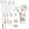 ProChef Silicone Kitchen Utensils Set 18 Piece Heat Resistant Silicone Cooking Utensil Set For Nons 6