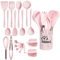 ProChef Silicone Kitchen Utensils Set 18 Piece Heat Resistant Silicone Cooking Utensil Set For Nons 7