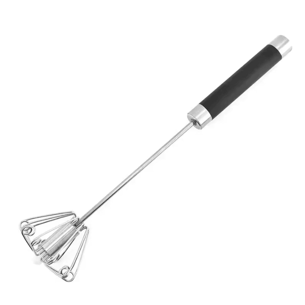 SwiftMix Semi Automatic Egg Beater Stainless Steel Manual Egg Whisk Rotating Hand Push Kitchen Mixe 5