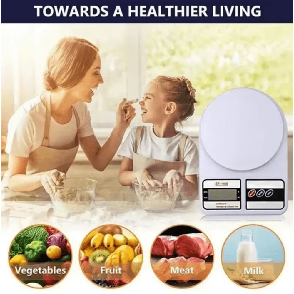 PrecisionPro Digital Kitchen Scale 01g High Accuracy Food Gram Scale For Baking Cooking And Coffee 0