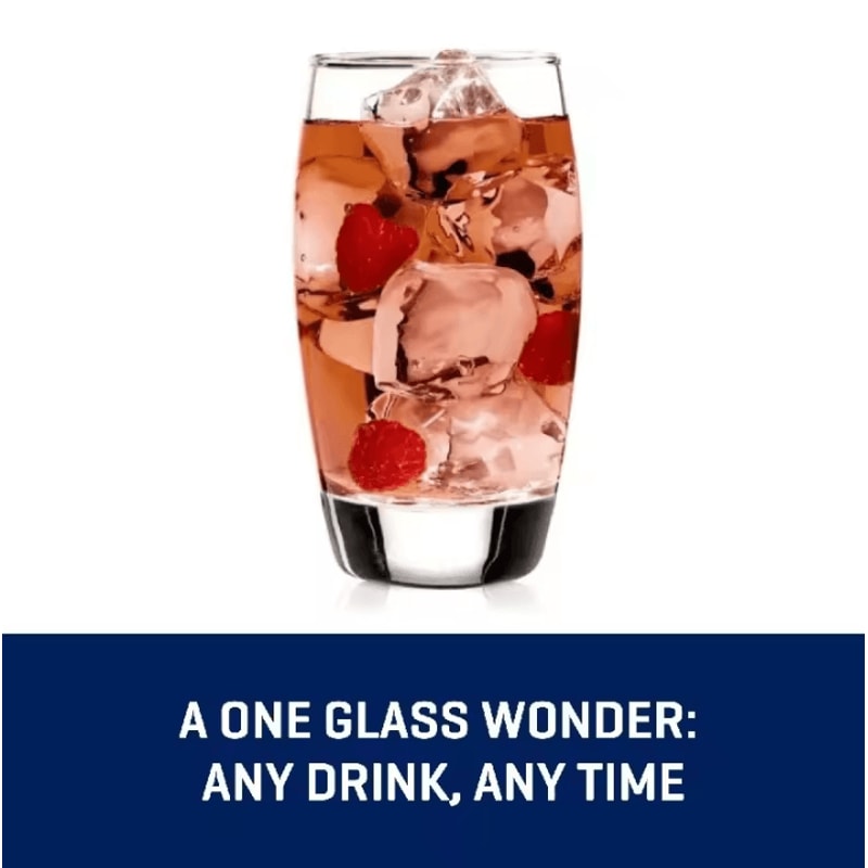 Ellendale Drinking Glass Set Of 8 Heavy Base Clear Glassware Set Durable Dishwasher Safe Drinking C 1