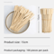 GrillStick Bamboo BBQ Skewers 100 Pieces Disposable Bamboo Skewer Sticks 9cm 12cm For Barbecue Frui 7