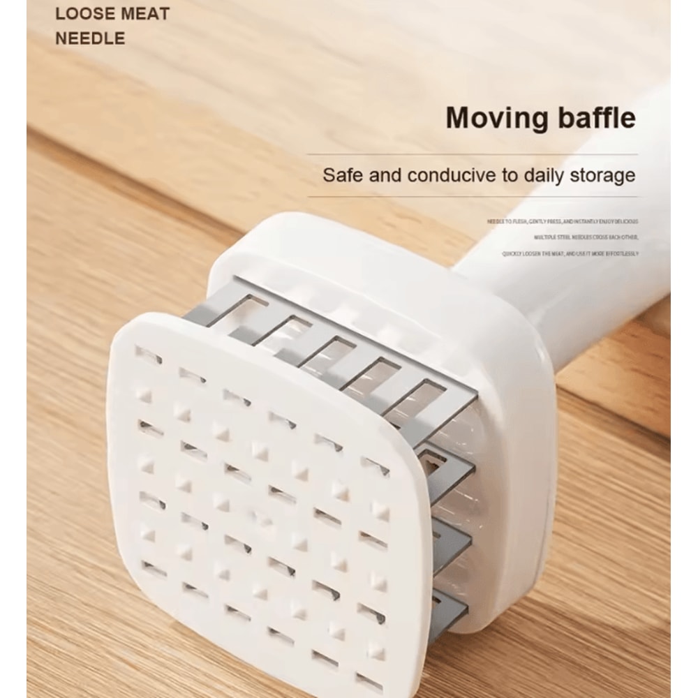 TenderPro 24 Needle Meat Tenderizer Tool Stainless Steel Automatic Meat Tenderizer For Steak Beef C 1