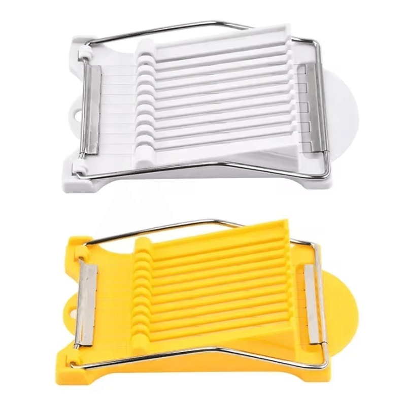 MultiFunction Stainless Steel Egg Slicer Precision Ham Fruit Slicer Cutter Kitchen Tool 4