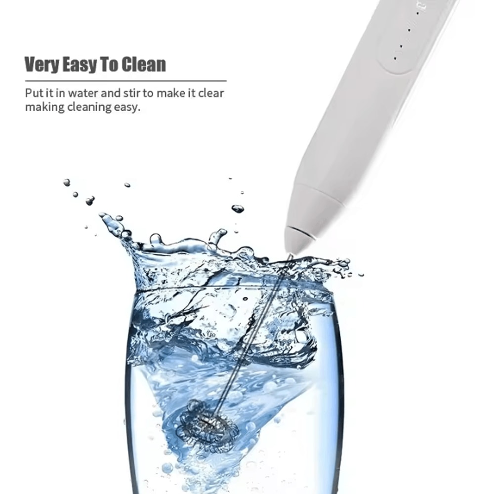 Portable USB Electric Egg Beater Handheld Milk Frother Cream Whisk Kitchen Gadget 4