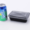 1000ml Disposable Takeaway Lunch Box MicrowaveSafe Black Plastic Food Container For Meal Prep Foo 3
