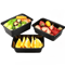 1000ml Disposable Takeaway Lunch Box MicrowaveSafe Black Plastic Food Container For Meal Prep Foo 4