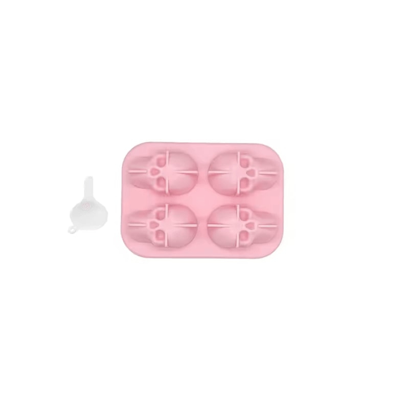 3D Skull Ice Mold Creative Silicone Whiskey Ice Mold For Cocktails Bar Party Drinks 5