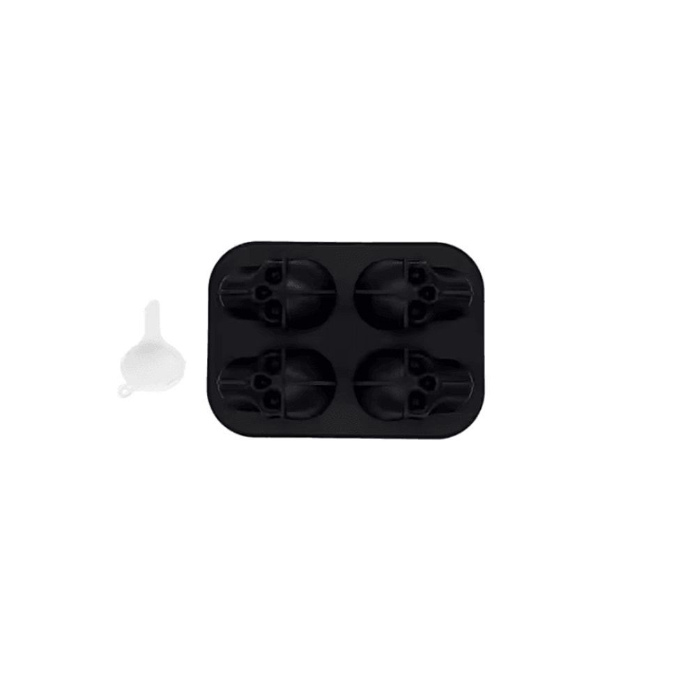 3D Skull Ice Mold Creative Silicone Whiskey Ice Mold For Cocktails Bar Party Drinks 6