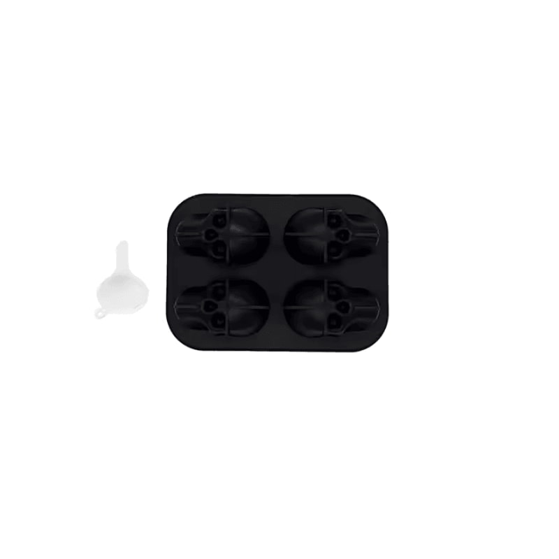 3D Skull Ice Mold Creative Silicone Whiskey Ice Mold For Cocktails Bar Party Drinks 6