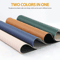 Modern Leather Table Placemats Waterproof HeatResistant Dining Placemats With NonSlip ColorBlock D 2