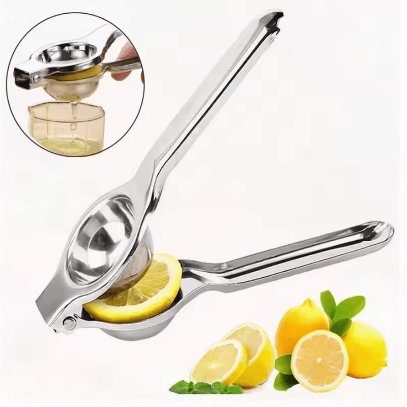 Stainless Steel Lemon Squeezer HeavyDuty Manual Citrus Juicer Lime Press 5