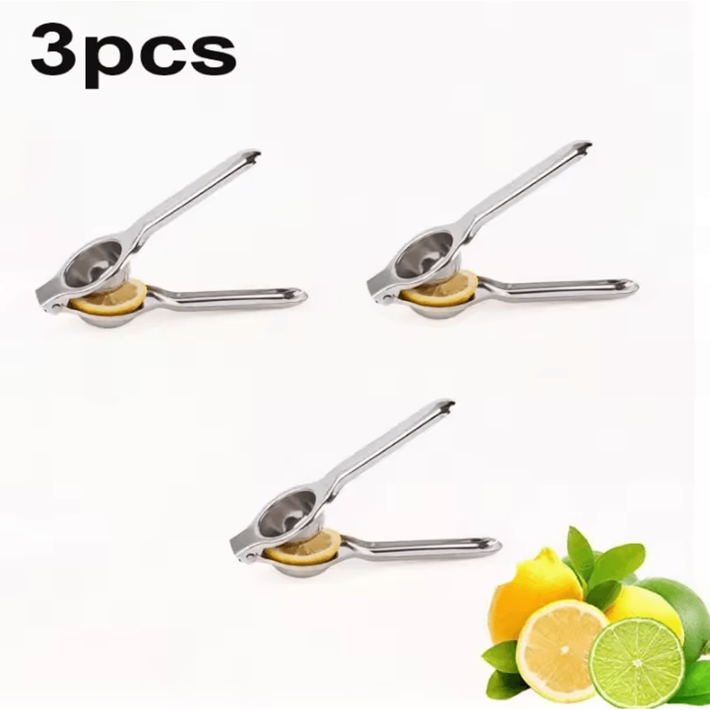 Stainless Steel Lemon Squeezer HeavyDuty Manual Citrus Juicer Lime Press 6