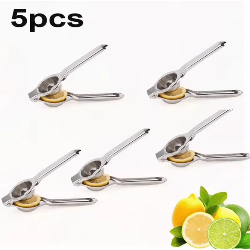Stainless Steel Lemon Squeezer HeavyDuty Manual Citrus Juicer Lime Press 7
