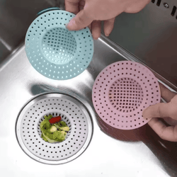 universal kitchen sink drain strainer – stainless steel mesh hair & food catcher