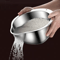 Stainless Steel Rice Washing Bowl Vegetable Strainer MultiUse Kitchen Drain Basket 1