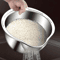 Stainless Steel Rice Washing Bowl Vegetable Strainer MultiUse Kitchen Drain Basket 2