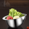 Stainless Steel Rice Washing Bowl Vegetable Strainer MultiUse Kitchen Drain Basket 3