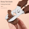 Multipurpose Stainless Steel Chestnut Cutter Scissors CrossCut Chestnut Peeler Nut Shell Opener 2