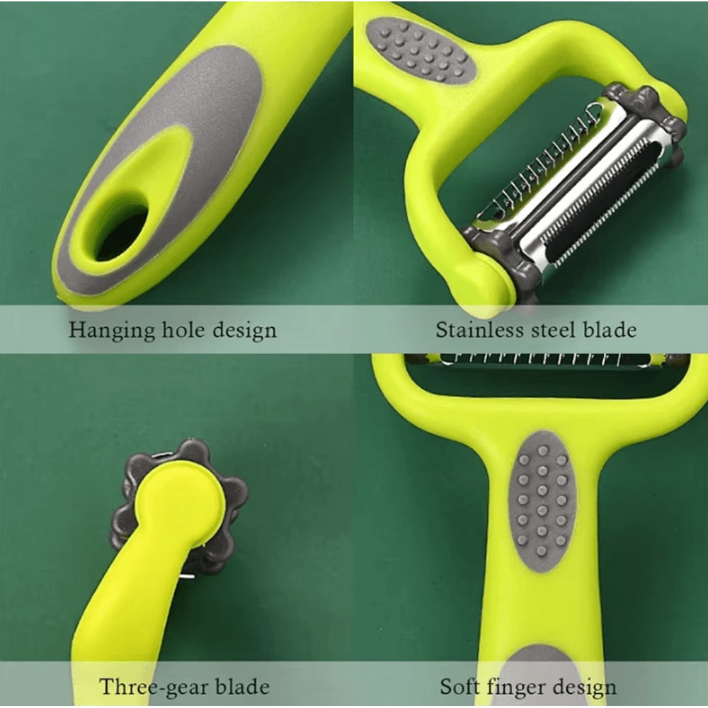 3in1 Rotary Vegetable Peeler Multifunction Julienne Cutter Fruit Slicer 3