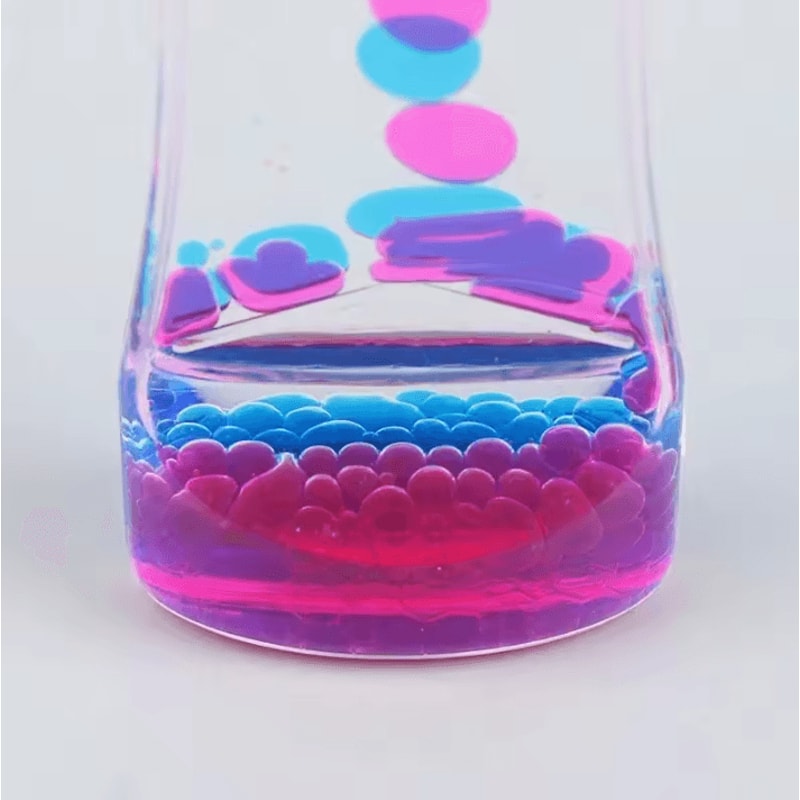 Colorful Liquid Motion Bubbler Timer Sensory Hourglass Fidget Toy For Relaxation 4