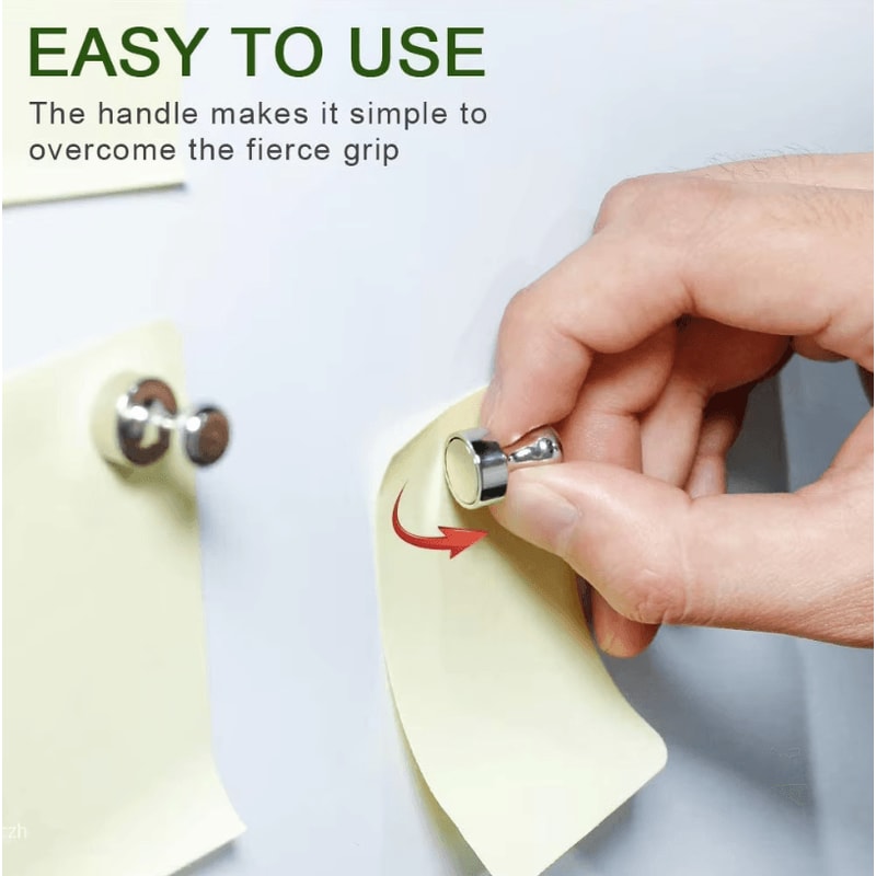 Super Strong Neodymium Magnetic Push Pins Cone Fridge Whiteboard Magnets 1020 Pack 2