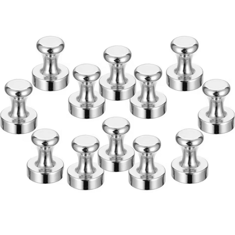 Super Strong Neodymium Magnetic Push Pins Cone Fridge Whiteboard Magnets 1020 Pack 5
