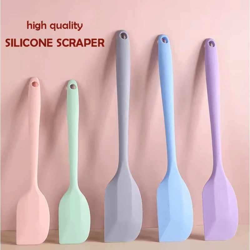 HeatResistant Silicone Cream Spatula NonStick Butter Baking Scraper Tool 0