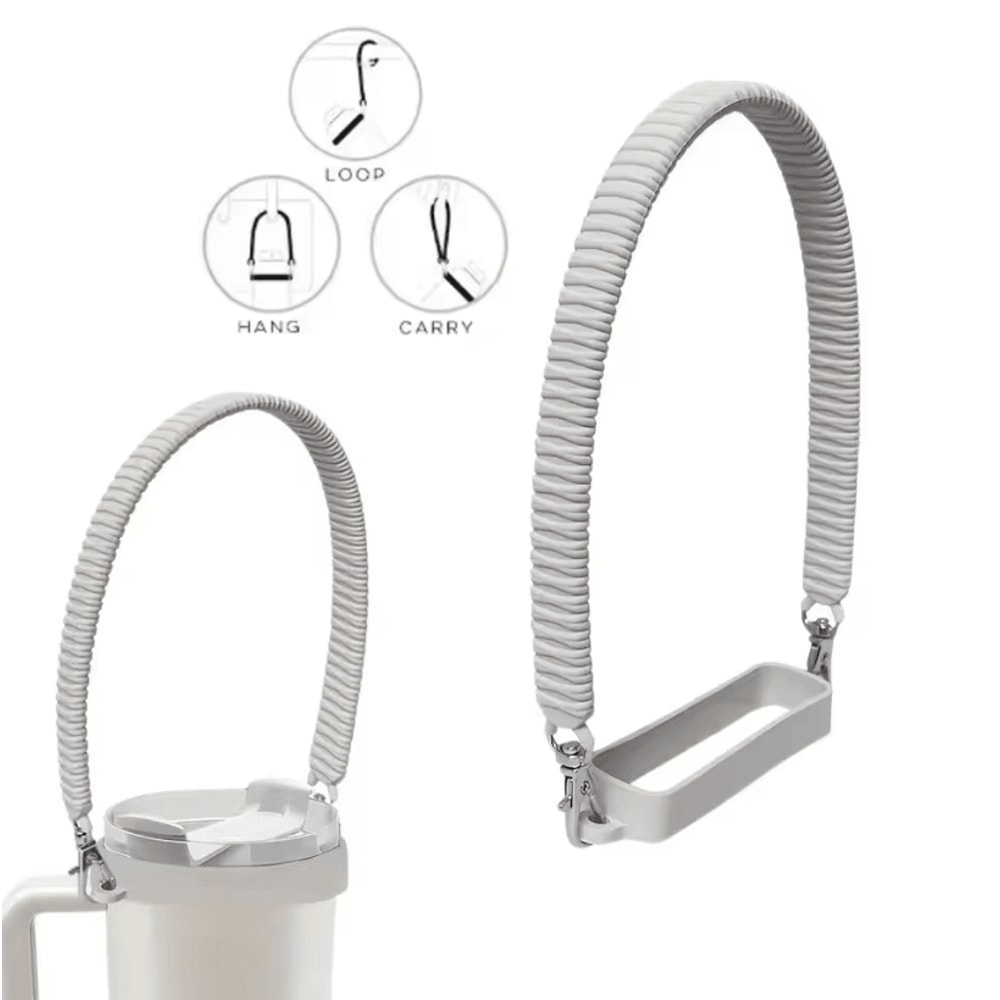 Universal Silicone Water Bottle Handle Strap Portable Bottle Carrier For 840oz Bottles 2