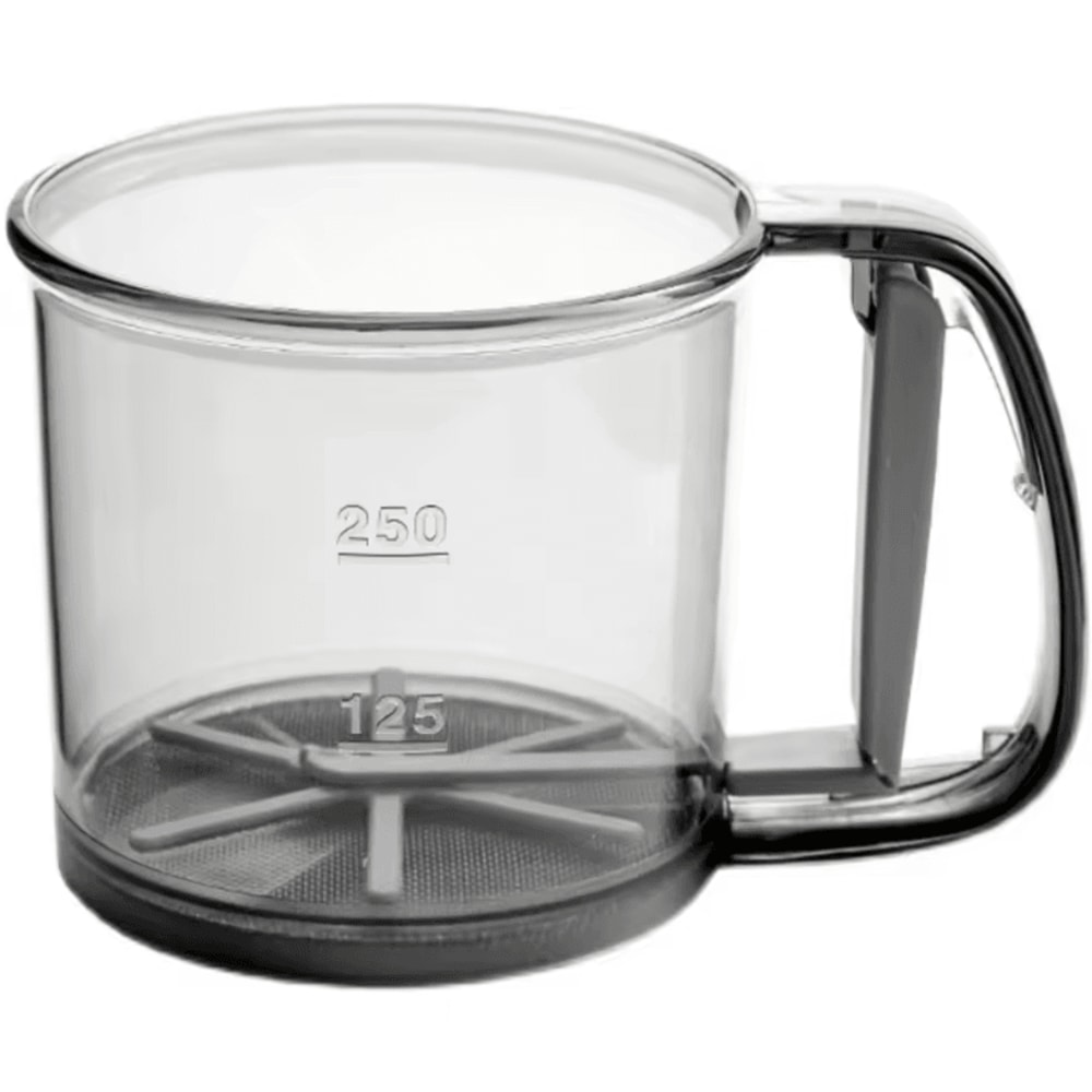 Manual Fine Mesh Flour Sifter OnePress Baking Sieve For Flour Sugar Cocoa 6