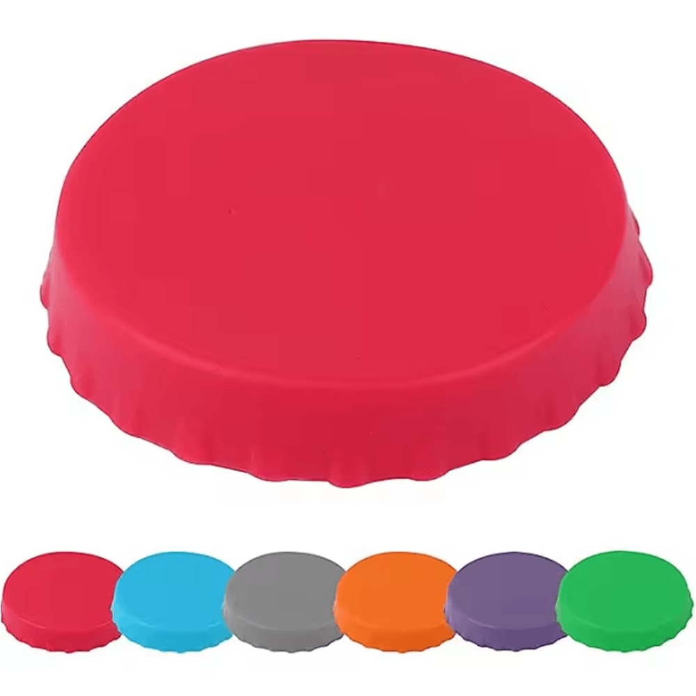 Reusable Silicone Soda Can Cap LeakProof Cola Beer Can Sealing Lid 4