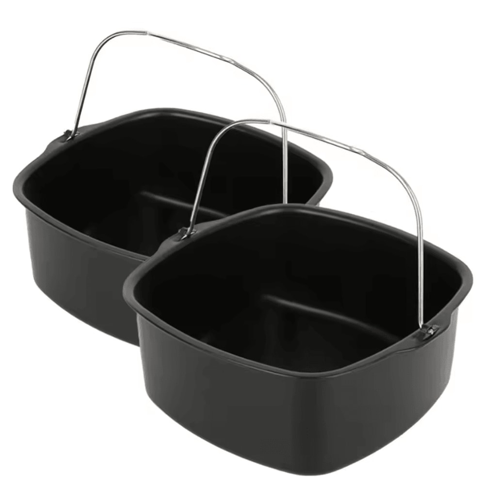 NonStick Air Fryer Cake Baking Tray Airfryer Basket Pan For Philips Similar Models 3