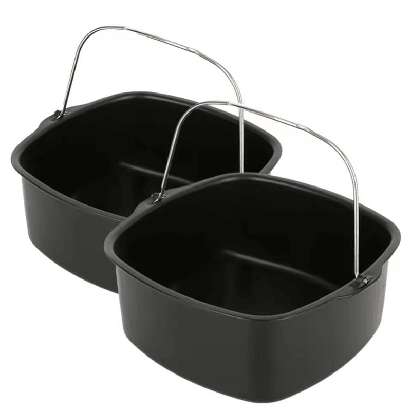NonStick Air Fryer Cake Baking Tray Airfryer Basket Pan For Philips Similar Models 3