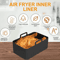 Reusable Silicone Air Fryer Pot Liners HeatResistant NonStick Baking Basket 2PCS 0