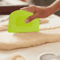 Flexible Plastic Dough Scraper Set Multipurpose Bench Scraper Dough Cutter 2PCS 1