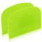 Flexible Plastic Dough Scraper Set Multipurpose Bench Scraper Dough Cutter 2PCS 4