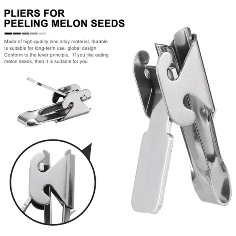 Stainless Steel Melon Seed Nut Opener MultiFunction Shell Cracker Tool 2