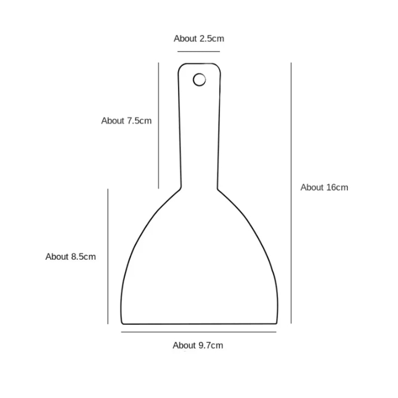 Multipurpose Plastic Cake Scraper Dough Cutter TriAngle Baking Decorating Tool 5