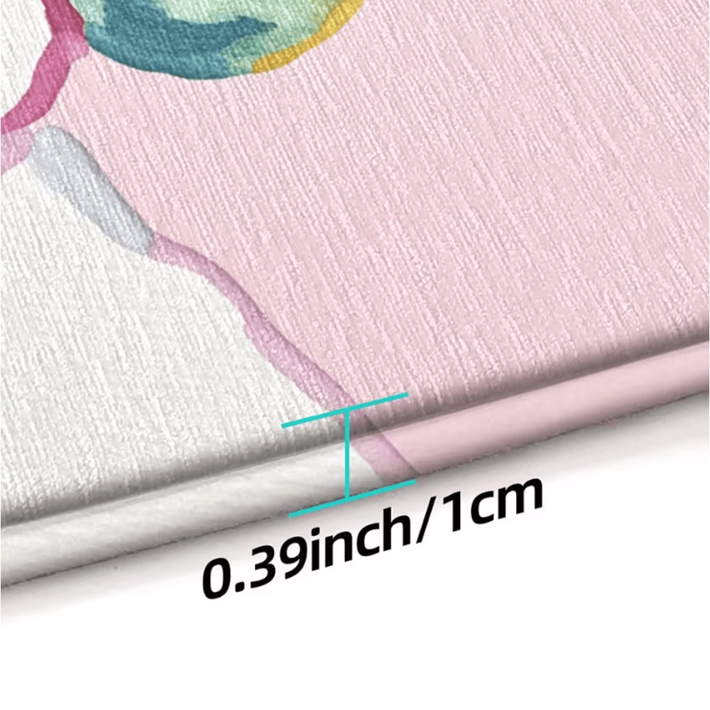 Cute Cartoon Dog Memory Foam Bath Mat Ultra Soft QuickDry NonSlip Bathroom Rug 2