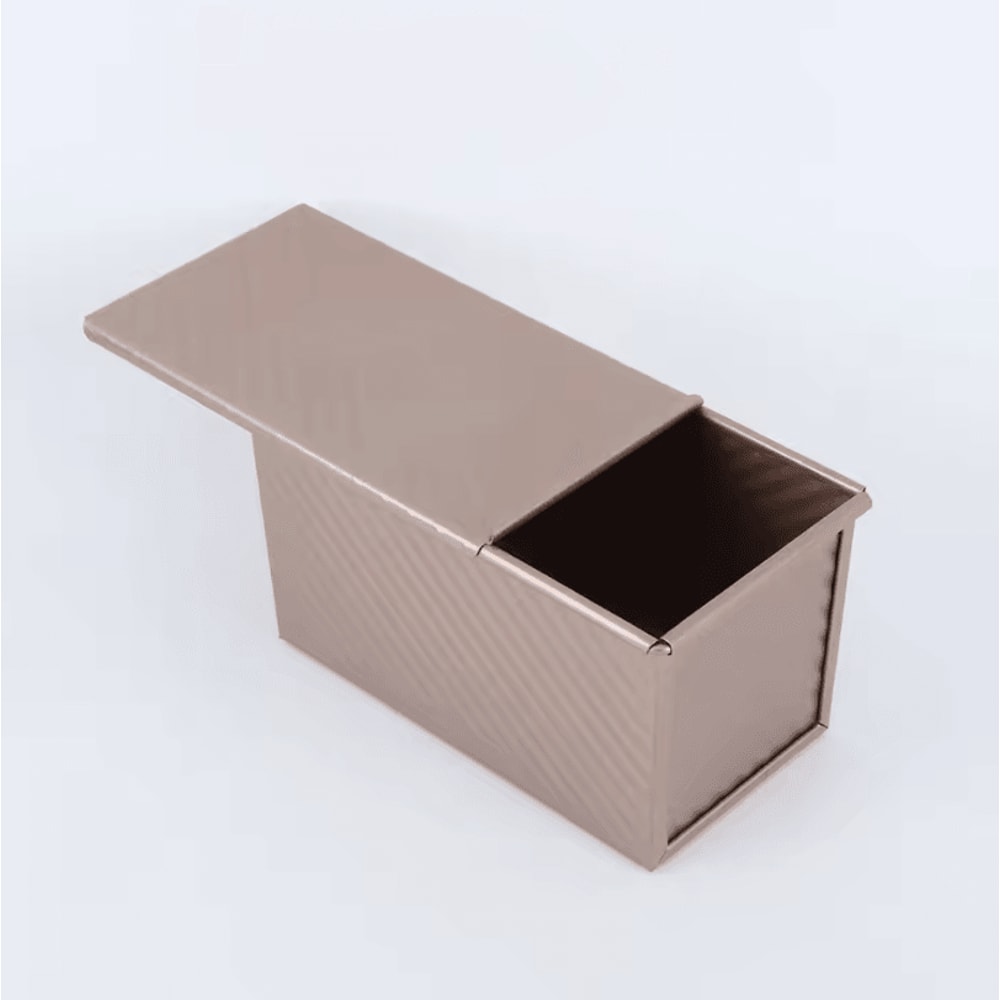 NonStick Pullman Loaf Pan With Lid Carbon Steel Bread Baking Mold For Perfect Square Loaves 6