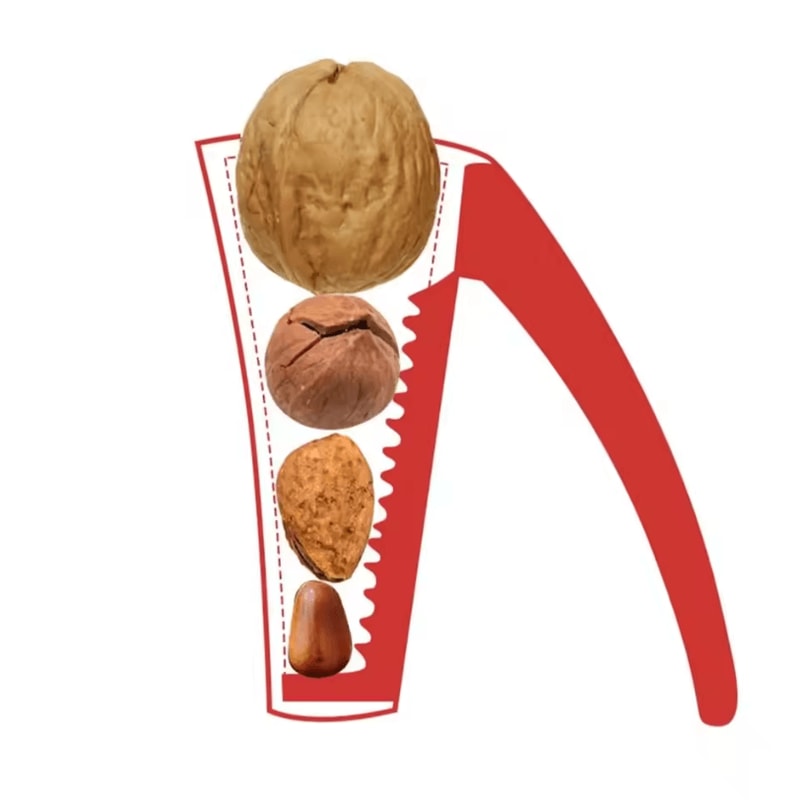 HeavyDuty Zinc Alloy Nutcracker Tool MultiFunction Walnut Chestnut Cracker Pliers 5