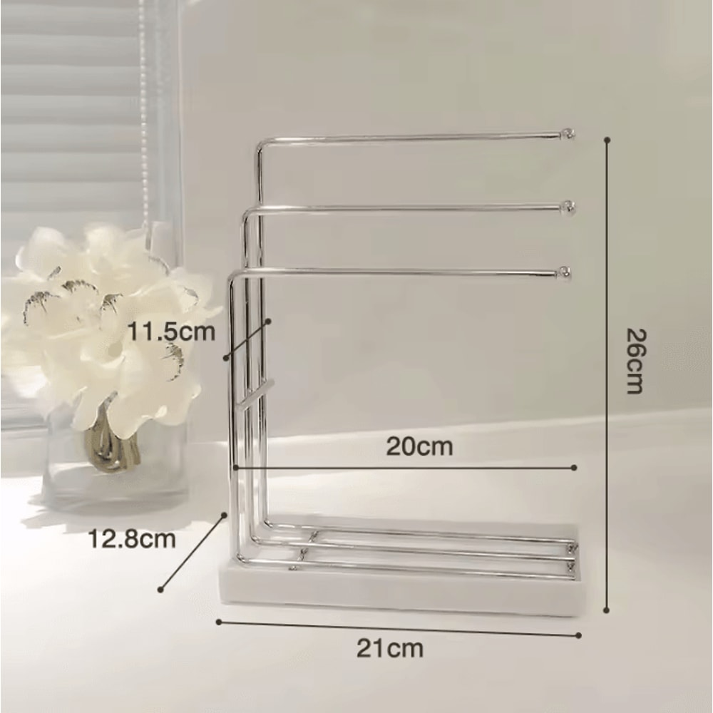 Drain Rag Rack Kitchen Supplies Storage Rack Household Countertop Storage Artifact Dishcloth Sponge 5