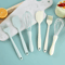 3Piece NonStick Silicone Spatula Pastry Brush Set HeatResistant Baking Scraper Tools 1
