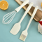 3Piece NonStick Silicone Spatula Pastry Brush Set HeatResistant Baking Scraper Tools 3
