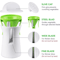 HeavyDuty Vegetable Spiralizer Zucchini Noodle Maker Manual Spiral Slicer For Healthy Cooking 5