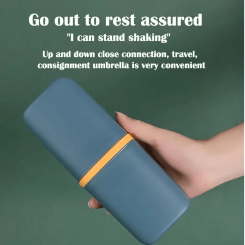 Portable Travel Toothbrush Holder Case Compact Toothbrush Toothpaste Storage Box For Camping Dai 2