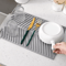 MultiPurpose Silicone Drain Mat NonSlip Bar Sink Drying Mat For Kitchen And Bathroom Use 2