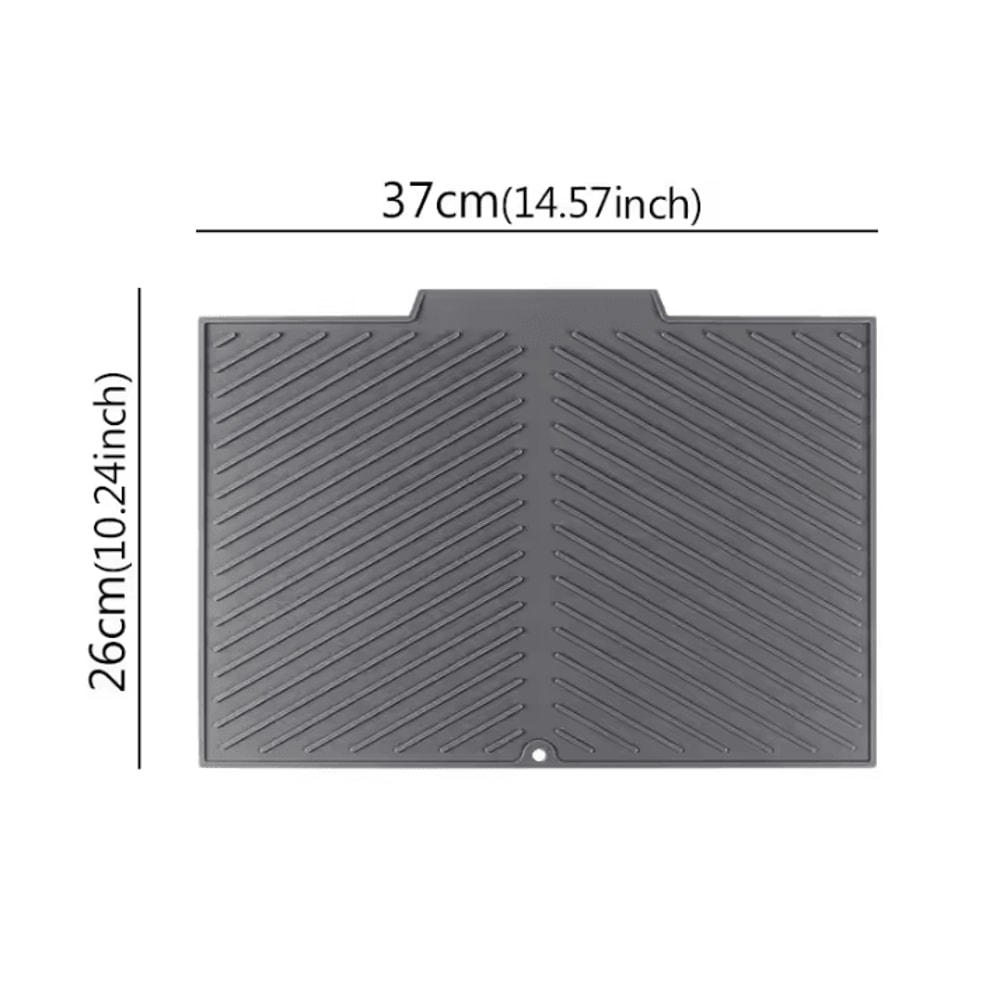 MultiPurpose Silicone Drain Mat NonSlip Bar Sink Drying Mat For Kitchen And Bathroom Use 5