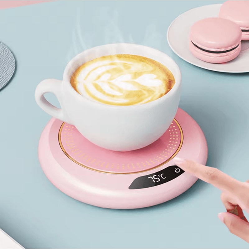 USB Coffee Mug Warmer Coaster 3Level Temperature Control 55C Electric Cup Heating Pad 1